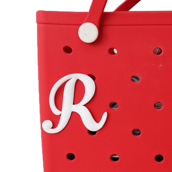 Schuhteile Zubehör für Bogg Bag Handtasche Strandtasche Personalisierte 3D-gedruckte dekorative Az Alphabet Buchstaben Drop Lieferung Otfm3