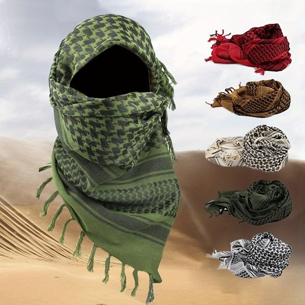 Lenços Forças Especiais Livre Variedade Tático Deserto Árabe Homens Mulheres Windy Militar Windproof Caminhadas CS Decorativo Hijab Scarf 230908
