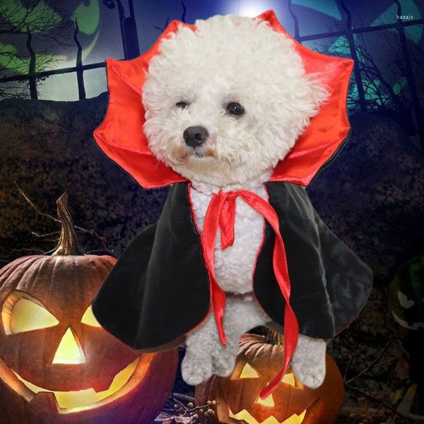 Trajes de gato Halloween bonito vampiro manto abóbora pet traje role jogando vestido filhote de cachorro kitty acessórios