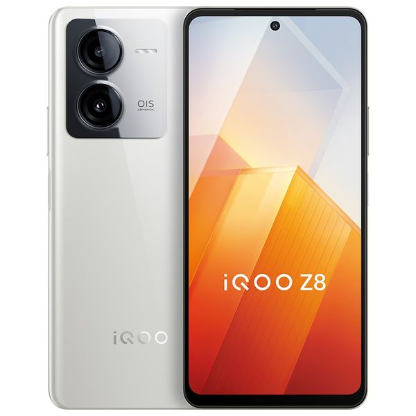 Original Vivo IQOO Z8 5G Mobiltelefon Smart 12 GB RAM 256 GB ROM MTK Dimensity 8200 Android 6,64 Zoll 120 Hz LCD Vollbild 64,0 MP NFC 5000 mAh Fingerabdruck-ID Face Wake-Handy