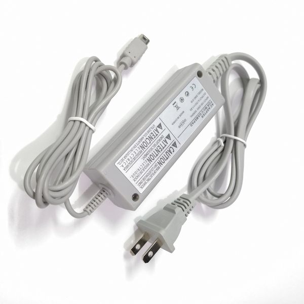 Адаптер переменного тока 4,75 В 1,6 А, зарядный кабель, зарядное устройство, вилка стандарта США для игровых аксессуаров Nintendo Wii U