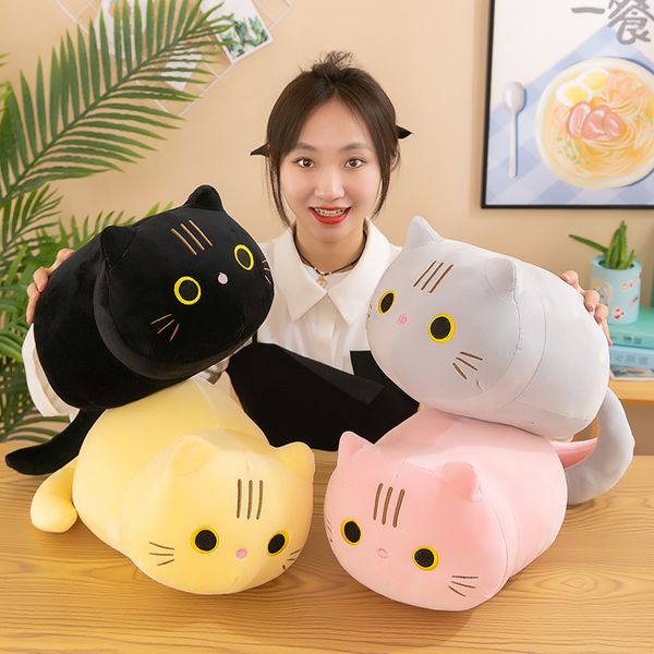 Nuova bambola di peluche gatto Kawaii da 35 cm Cartone animato simpatico gatto peluche bambola bambola regalo di compleanno alla fidanzata UPS gratuito