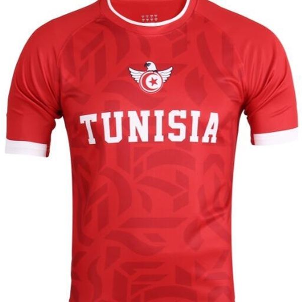 Altri articoli sportivi Tunisia Team Jersey Taglia europea Magliette da uomo Maglietta casual per magliette di moda Fans Streetwear Caputo 230908