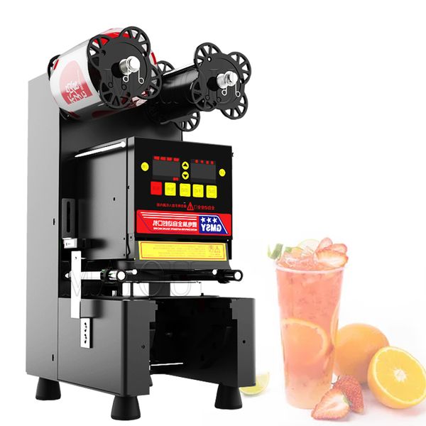 110 V/220 V Tassenverschließmaschine Bubble Tea Maschine Tassenversiegelung für Kaffee/Milchtee/Sojamilchbecher 9,5/9 cm Boba-Teemaschine