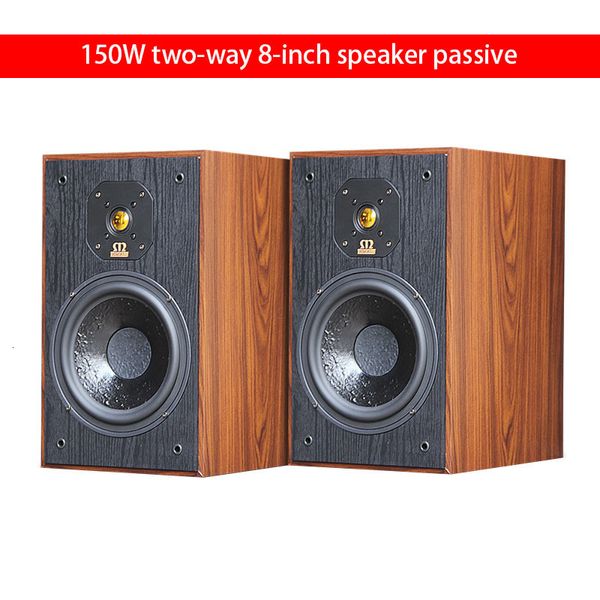 Taşınabilir SERS 150W 8 inç pasif Ser Kitapür Yüksek Güçlü Ev DIY Ateşi Hifi Tweeter Ön Ses Tiyatrosu TV 230908