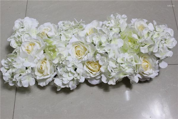 Flores decorativas SPR Alta Qualidade 10 pçs/lote Arco de Casamento Flor Palco de Parede Ou Pano de Fundo Atacado Peça Central de Mesa Artificial