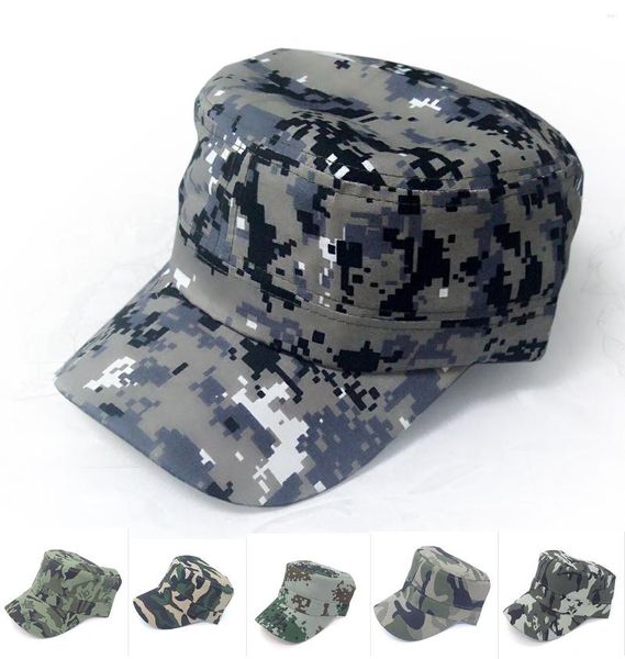 Cappellini da baseball regolabili Camouflag Hunting Cool Army Flat Top Antiwear Digital Meisai No Logo Cappello per adulti Navy