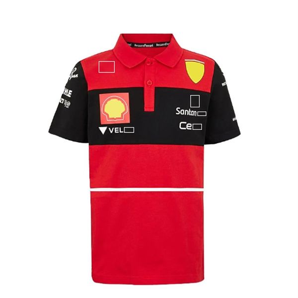 Clássico ferrar f1 camiseta vestuário fórmula 1 fãs de esportes radicais respirável f1 roupas topo oversized manga curta custom2594