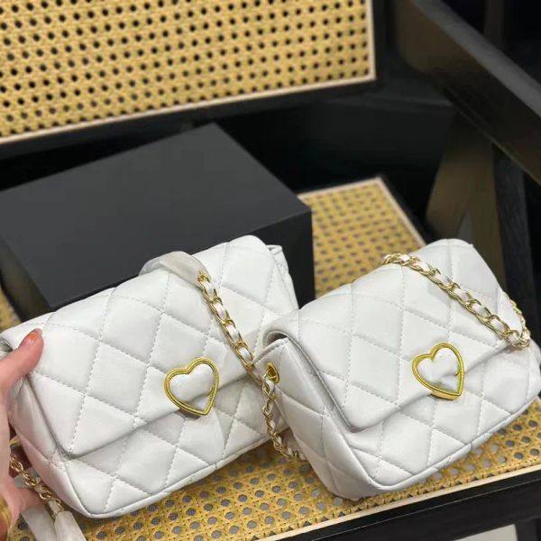 Top Designer-Taschen Damen-Einkaufstasche Love Sign Echtledertasche mit hochwertigen und modischen Original Dust Heart 5A Umhängetaschen 2023
