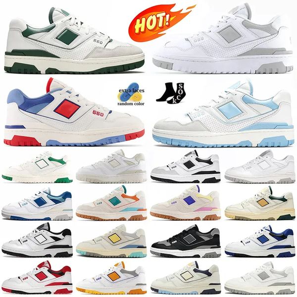 Scarpe firmate casual Nuove 550 Scarpe da corsa per uomo Donna Pino bianco Verde Grigio Panda Sale marino Nero Rich Paul UNC Blu 550 Uomo Donna Sport Scarpe da ginnastica per sport all'aria aperta