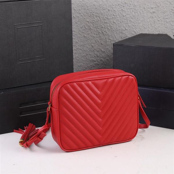 Ganze Designer-Handtaschen, Umhängetasche, Camping-Tasche aus gestepptem Leder, hochwertige Messenger-Damen-Geldbörsen M57700-12619