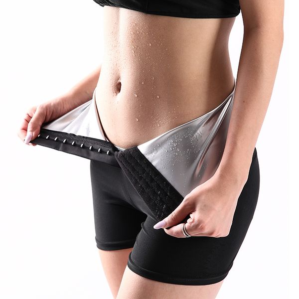 Cintura barriga shaper suor sauna calças corpo shaper shorts perda de peso emagrecimento shapewear mulheres barriga thermo suor leggings fitness 230908