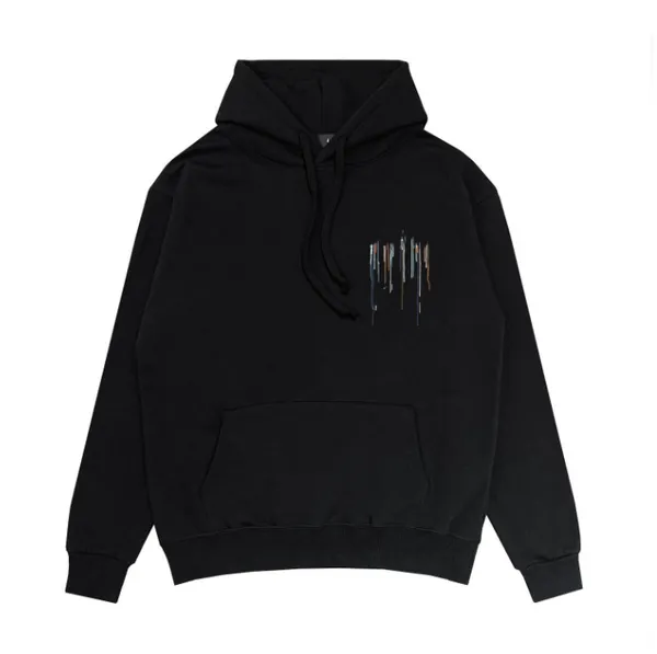 Modemarke Pullover Crack Letter Splash Ink Flow Paint Graffiti Hoodie Paar Outfit Mantel