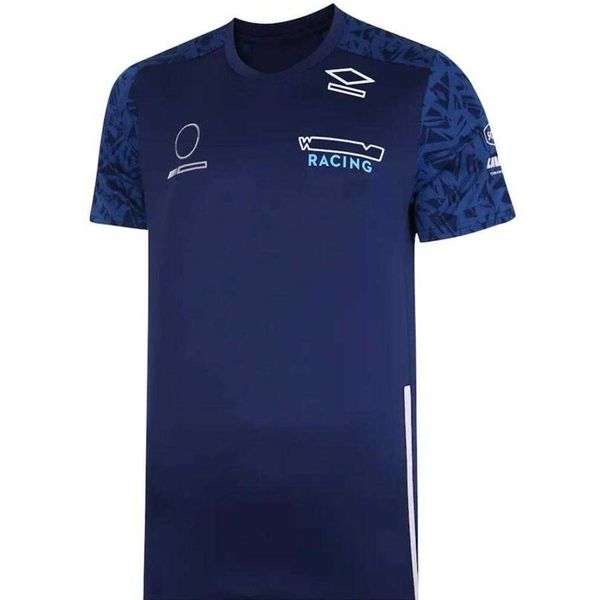 F1-T-Shirt-Rennanzug 2021 neues Team Herren-Kurzarm-Revers-Poloshirt-Autooverall Formel-1-Team maßgeschneidert mit dem 237i