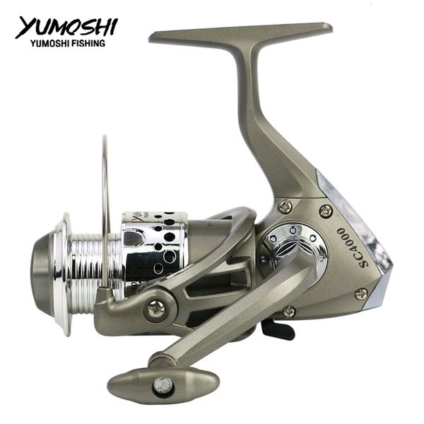 Mulinelli da pesca a mosca2 Mulinello da pesca con ruote Yumoshi 55 1 8BB 10007000 serie Tipo di ruota girevole Mulinelli con esca Sea Rock pesca SC 230907