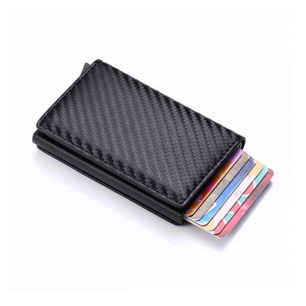 10 teile / los Männer Frauen Neue Smart Wallet Kredit Bankkartenhalter Mode Brieftasche Business Freizeit Mini Wallet2577