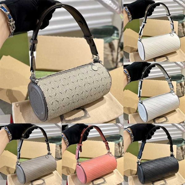 Gbag Omuz Çantası Luxurys Tasarımcı Koltuk Altyapı Silver Gül Beyaz Siyah Kadın Tote Deri Çantalar Fermuar Crossbody