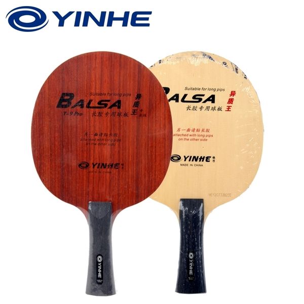 Gomme da ping pong Orignal YINHE T9 Variant King Balsa Carbon con lama da tennis da tavolo in gomma lunga lama da ping pong 230907