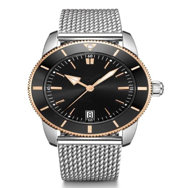 Роскошные часы суперморского наследия, 44 мм, стальной ремень B20, автоматические механические кварцевые часы, все рабочие мужские часы2721