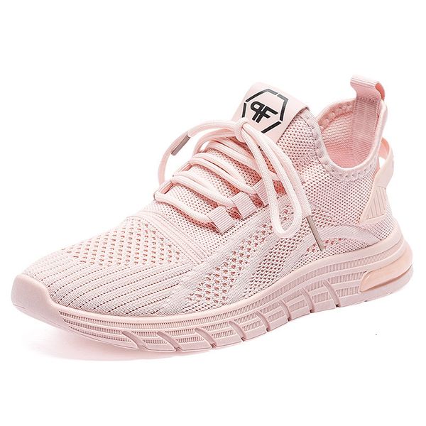 Scarpe eleganti Scarpe da donna primaverili Scarpe da ginnastica Stile coreano Scarpe sportive traspiranti Scarpe casual da donna Colore solido Air Mesh Scarpe da donna 230907