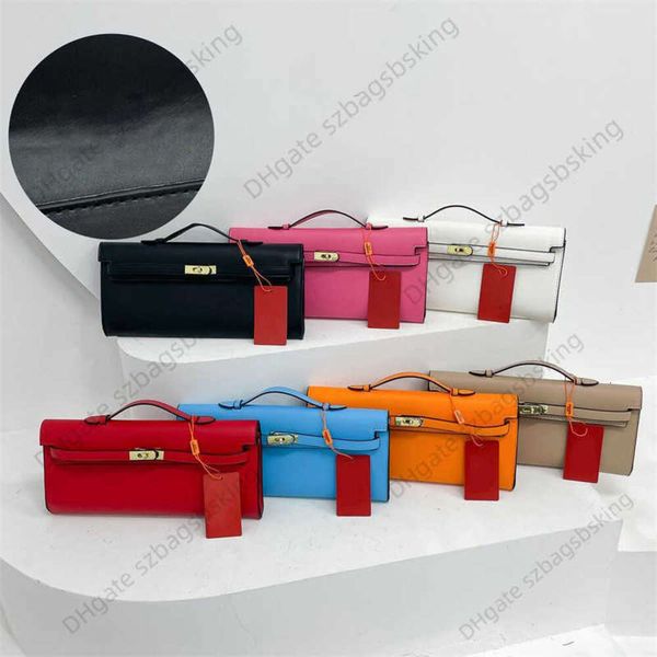 Moda çantası tasarımcı el tipi cüzdan yeni renk çeşidi mevcut el çantası toptan açıklık basit lüks butik kadın çantası