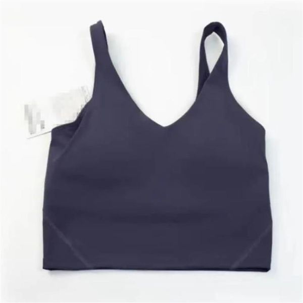 2023yoga outfit Lu-20 U Tipo Back Allinea Cance Abbigliamento da palestra Donne casual che corre il reggiseno sportivo nudo stretto fitness bellissimo underwe215p