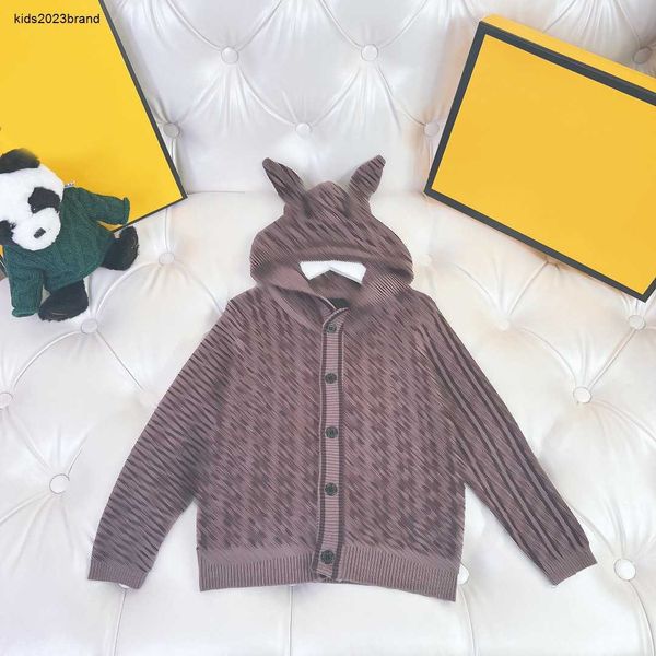 Moda Çocuklar Hırka Bahar Bebek Giysileri Çocuk Kapşonlu Kazak Boyut 100-160 cm Çift Mektup Tam Baskı Palto Kız Boy SEP01