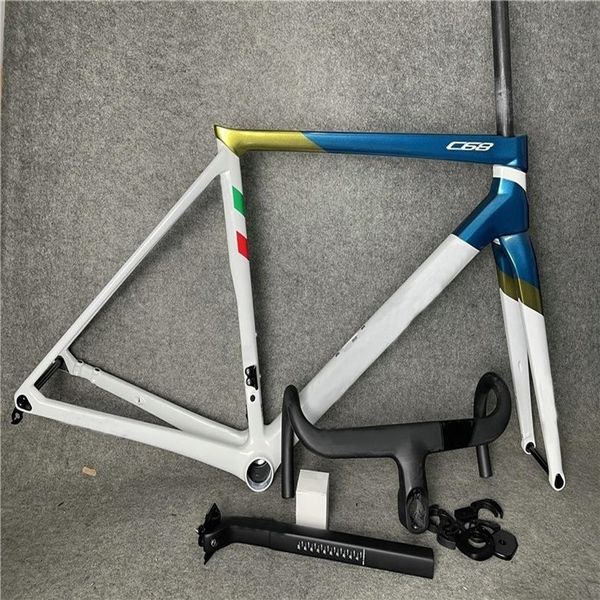 Telaio e manubrio per bici da strada in carbonio 2023 C68 dimensioni 45 5 cm 48 5 cm 51 cm BB386 60 colori2883