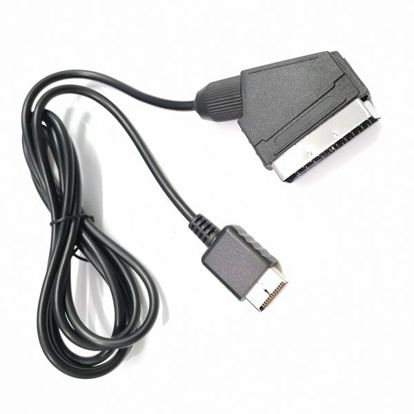 1,8 m TV AV-Anschluss Spielkabel für Sony PS2 PS3 Konsole RGB SCART-Kabel