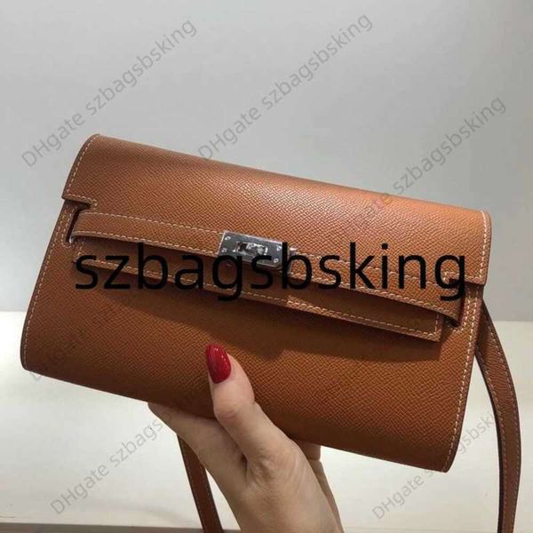 Tasarımcı cüzdanları Yeni yüksek kaliteli ince el desen inek derisi deri küçük çanta cüzdan çanta bir omuz crossbody el çantası