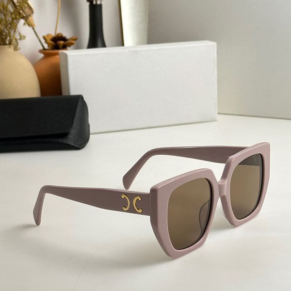 Designer óculos de sol masculino e feminino moda rua tiro óculos de sol de alta qualidade placa de aço luxo proteção uv400 óculos de sol cl40239