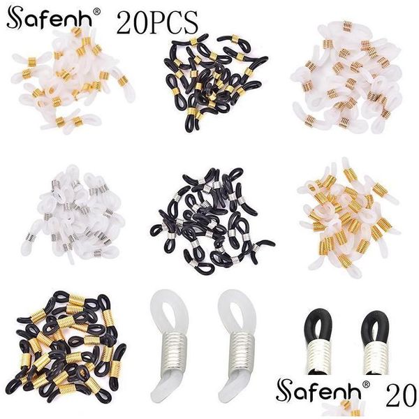 Óculos Correntes 2040 Pcs Gancho de Ouvido Óculos Cadeia Óculos Retentor End Corda Óculos de Sol Cabo Titular Strap Loop Conector 221119 Drop Dhzeb