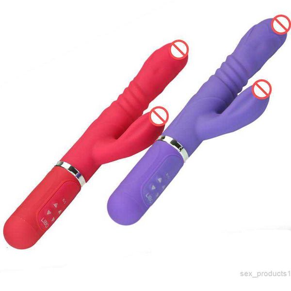 Plus massaggiatore36 6 modalità coniglio in silicone 360 gradi rotante e spingente G Spot vibratore vibratore giocattoli adulti del sesso per le donne NFT2