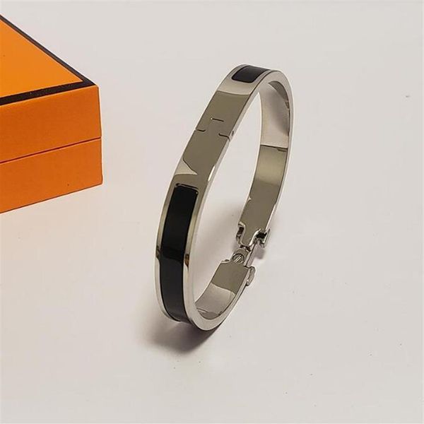 Hoge kwaliteit designer ontwerpen 8MM brede armband roestvrijstalen mode-sieraden armbanden voor mannen en vrouwen270C