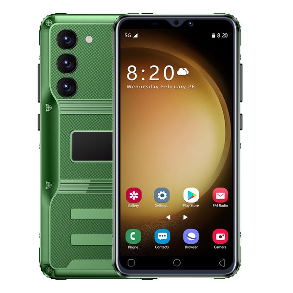 HD6-S23 Celular robusto resistente a quedas para uso externo para idosos, celular à prova d'água