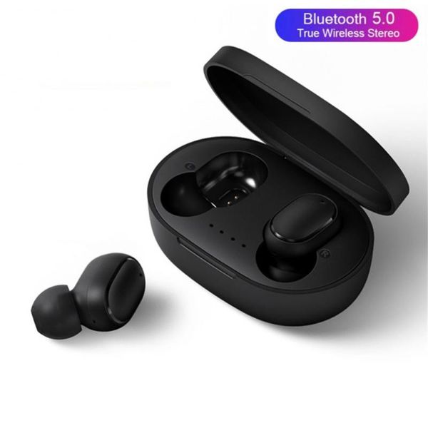 Auricolari Tws con scatola di ricarica Suono Hi-Fi per smartphone Cuffie wireless Mini cuffie da gioco ecouteur cuffie Auricolari auricolari Microfono Auricolari nell'orecchio