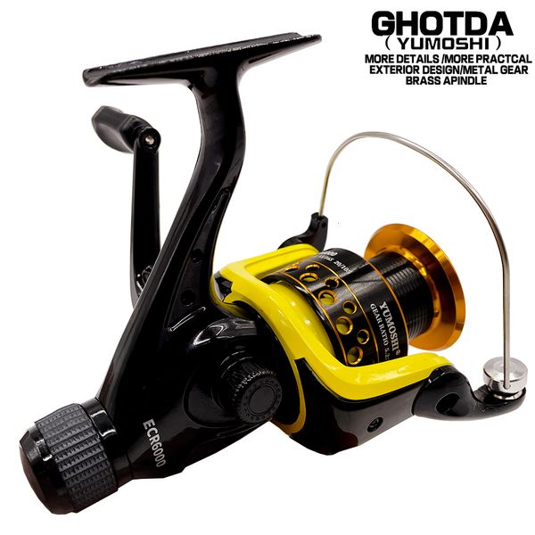 Fly Fishing Reels2 Onetouch Handle Traseiro Arraste Freio Reel LeftRight Profissional Carretel De Alumínio Engrenagem 230907