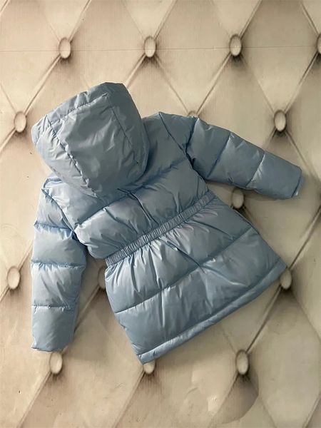 2023 Kinder Luxus Designer Puffer weiße Entendaunen Steppmäntel Winter warme Mädchen Jungen Unisex Kapuzenjacke Kinder winddichter Kapuzenmantel Plaid Liner Babykleidung