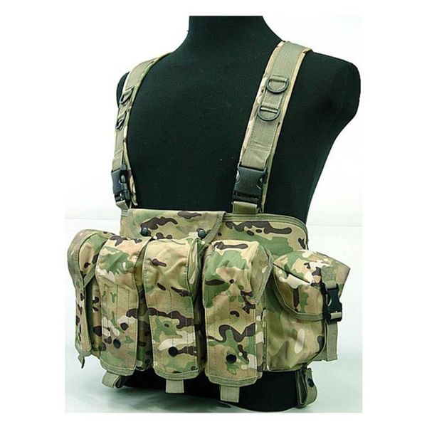 Multifunktionale CS AK Magazine Chest Rig Carry Taktische Weste Jagdjacken3328