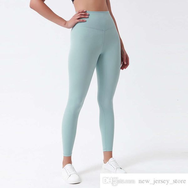 Ll calças de yoga de cintura alta mulheres push-up leggings de fitness macio elástico hip elevador em forma de t calças esportivas correndo treinamento senhora 28 color249k