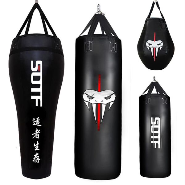 Kum torbası SOTF Boks Kick Bag Eğitim Mücadelesi Taekwondo Ekipman Delme Çantası Karate MMA Asma 221114264o