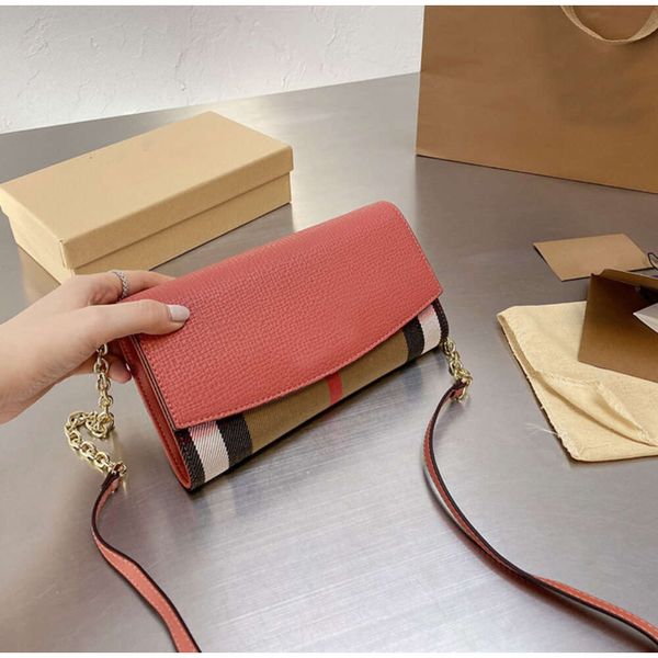 Klasik Akşam Zinciri Çantası Çantalar bayan çanta çizgili flip haberci çantaları kalite para kartı cüzdan pratik ve dayanıklı ışık çantası
