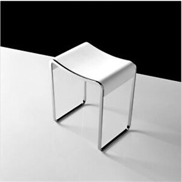 Solid Surface Stone Furniture Hocker Bank Stuhl Badezimmer Dampfduschsitz 16 x 12 Zoll SW140272o