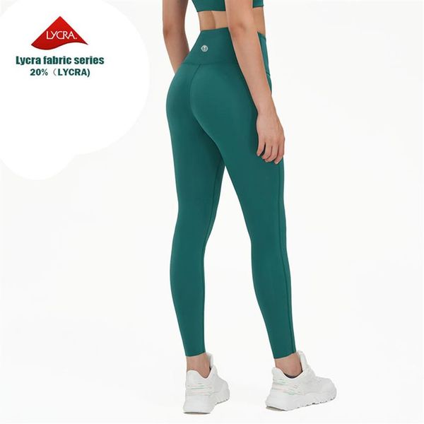 Kadınlar için yoga pantolon çıplak yüksek bel kalçası kalça asansör Pilates Fitness Pantolon Sıska Taytlar Spor Pantolat321f