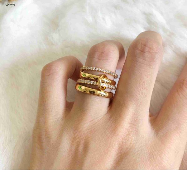 anelli di moda per donne designer simili Nuovo anello in argento sterling di alta gioielleria di lusso Inclusa scatola