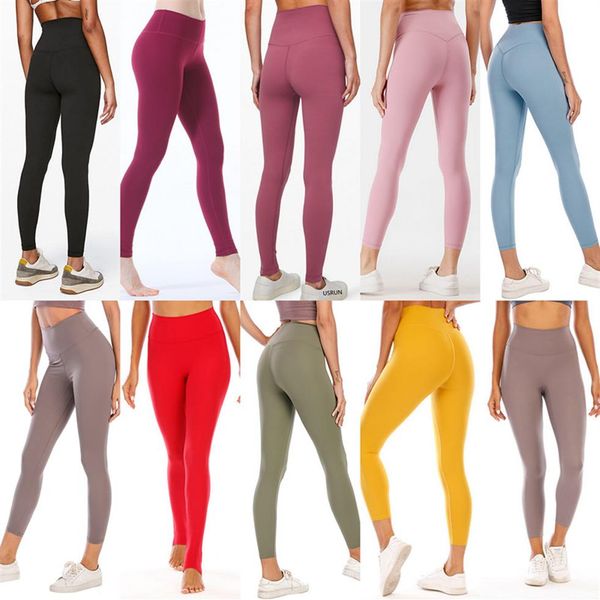 Leggings da donna per abbigliamento da yoga Leggings firmati da donna con abiti da allenamento tascabili Pantaloni da palestra sexy senza cuciture leopardati a vita alta Spo292q