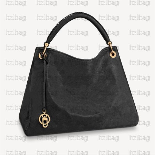 дизайнерская сумка роскошная Empreinte quiet Artsy hobo Monograms MM с тиснением, мягкая зернистая сумка из воловьей кожи, повседневная сумка-тоут Luxur251u