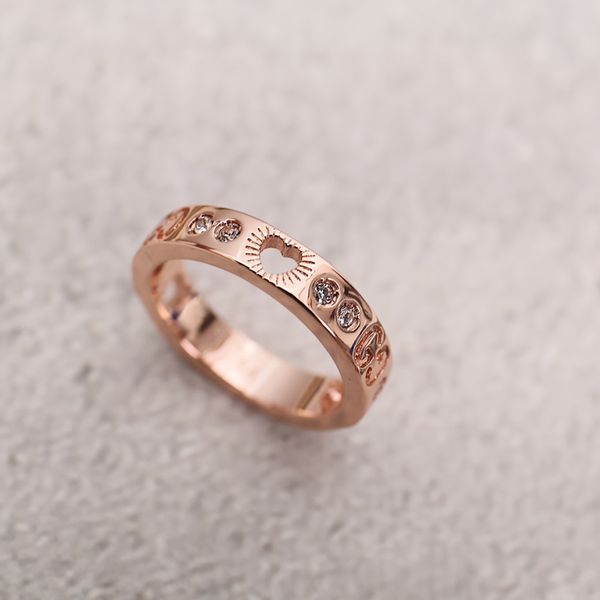 Designer-Ring mit Diamanten, Paarring für Männer und Frauen, modische und einfache Geschenke für Verlobung, geselliges Beisammensein