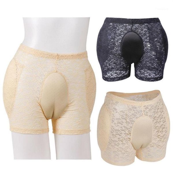 Cuecas masculinas boxers falso vagina roupa interior controle calcinha gaff acolchoado transgênero crossdresser shemale gay258c