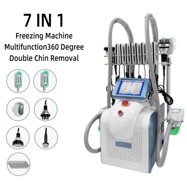 Máquina de emagrecimento 2023 Cavitação Ultrassom Vácuo Congelamento Sistema Slim Crioterapia Fat Freeze Lipo Laser Perda Peso 40Khz Ultrasonic Slim